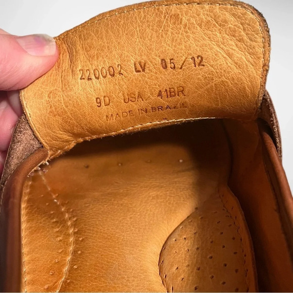 SANDRO MOSCOLONI Men's Murray Moccasin Toe Penny Strap Slip-On Shoes 9M… - Picture 10 of 10